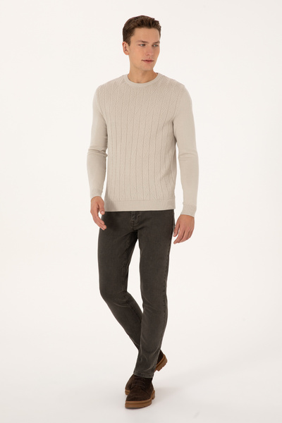 U.S. Polo Assn. Men's Stone Sweater 50308323-Vr049