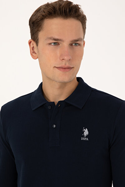 U.S. Polo Assn. Men's Navy Blue Basic Sweatshirt 50307687-Vr033