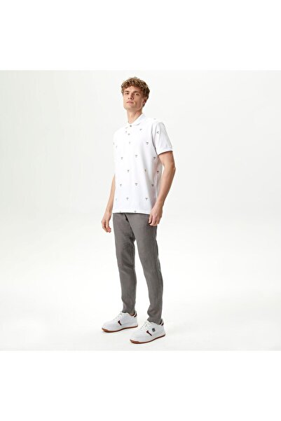 Nautica Men's Gray Linen Trousers