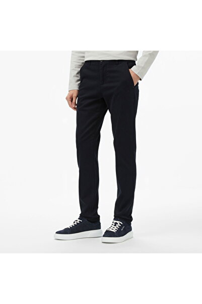 Nautica Men's Black Slim Fit Trousers