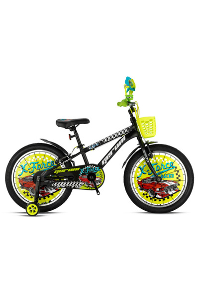 Geroni X-FORCE 20 JANT MAT SİYAH-BEYAZ-SARI BİSİKLET