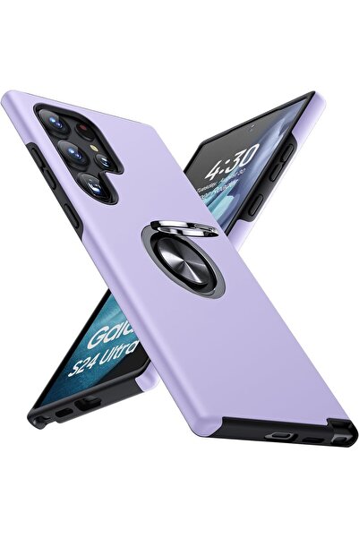 MobileSmart Husă pentru Samsung Galaxy S24 ULTRA, Protecție Militară, Inel 36...