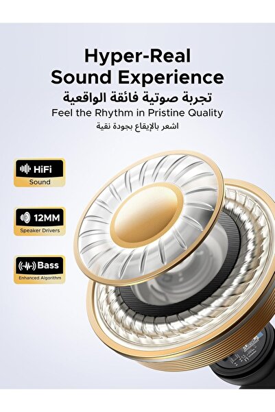 Generic UGREEN ClipBuds, Open-ear Wireless Headphones, Bluetooth 6.0, 4 Mic, 12mm, IPX5, 30H Playtime