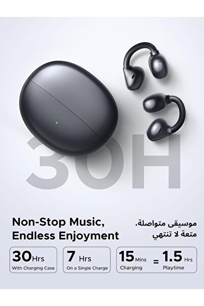 Generic UGREEN ClipBuds, Open-ear Wireless Headphones, Bluetooth 6.0, 4 Mic, 12mm, IPX5, 30H Playtime