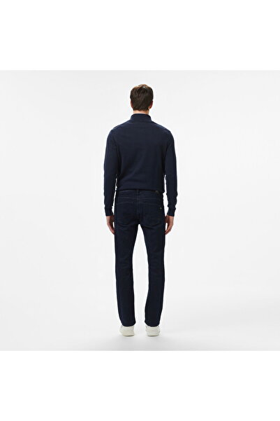 Nautica Men's Navy Blue Regular Fit Jean Trousers