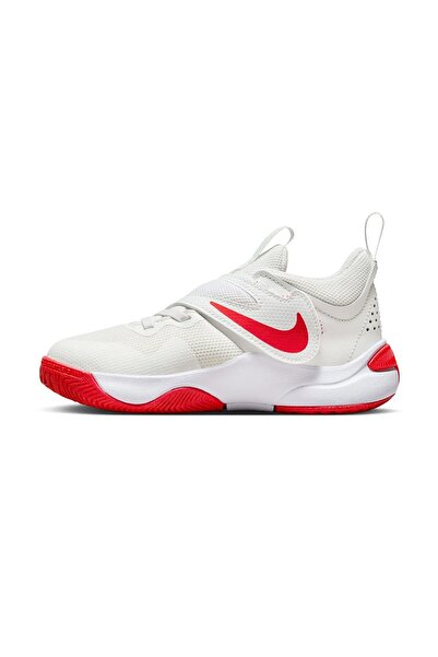 Nike Team Hustle D 11 Unisex White Kids Basketball Shoes