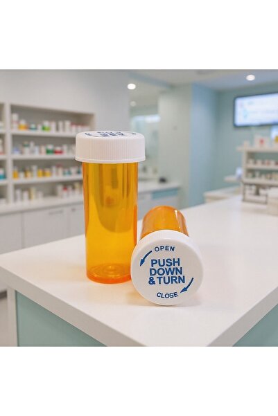 Wiomed زجاجة دواء من البولي بروبيلين 13DR سعة 50 مل (9 قطع)