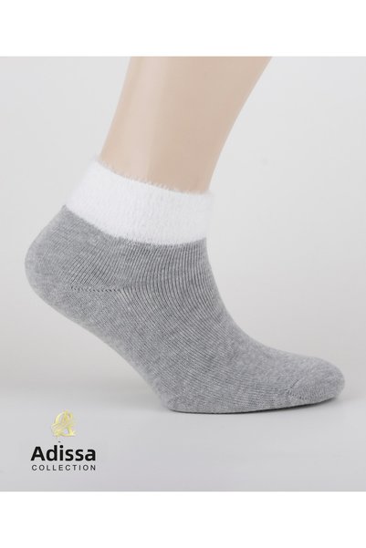 adissa collection Set of 3 Women's Winter Bearded Socks |   Washed & Perfumed, Plush Cuffed, Towel Socks