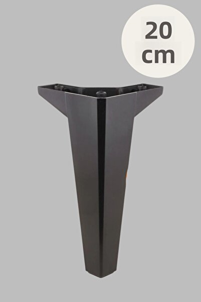 MH MiniHediye Cedar Luxury Furniture Sofa Tv Unit Seat Leg 20 cm Black Console Legs