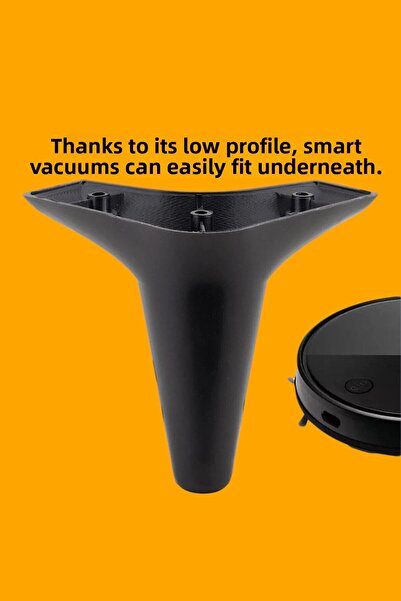 MH MiniHediye Aspen Luxury Furniture Sofa Armchair Tv Unit Plinth Leg Feet 12 cm Black Leg (4 Pcs)