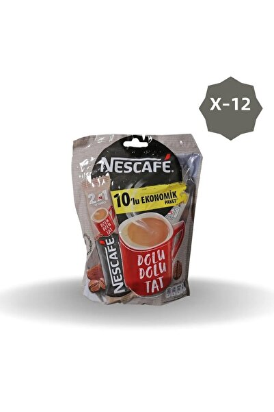 Nescafe 2 in 1, 10 Pieces X 12 Units