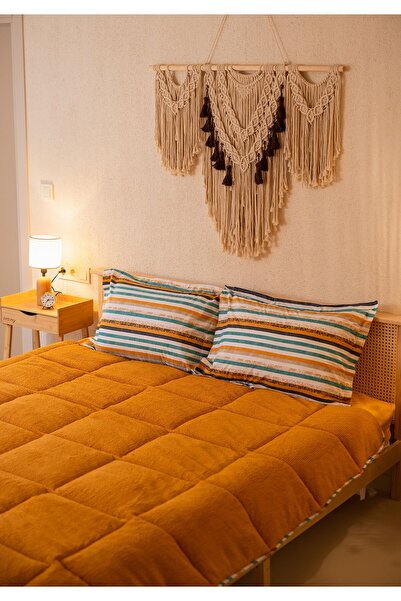Evim Alves Double Sided Double Duvet Cover Set Orange 200X220Cm