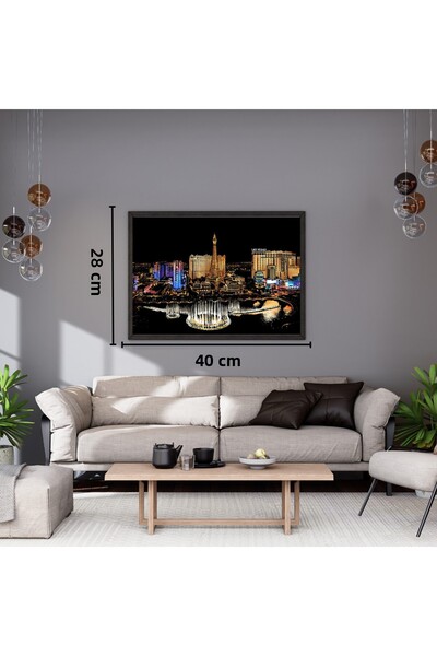 minyaturia Scratch and Frame Hobby Kit, Create Your Own Painting - Scratch Painting Kit, Frame Included