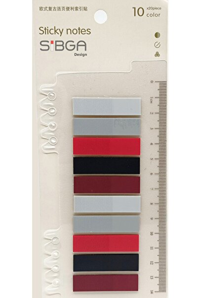 sibga tasarım Transparent Colored Postit Post-it Post It.Bookmark Bookmark Postit Sticker Note Paper 200 Sheets