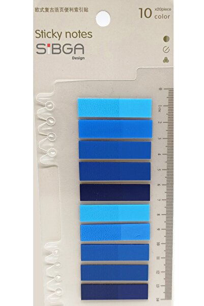 sibga tasarım Transparent Colored Postit Post-it Post It.Bookmark Bookmark Postit Sticker Note Paper 200 Sheets