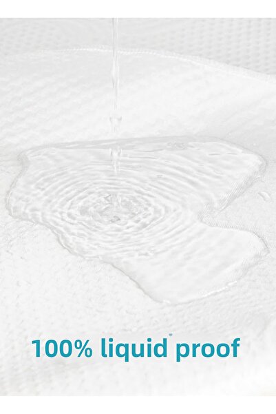 OSIO Mattress Pad Cotton Quilted Towel Texture Fitted Full Edge Liquid Proof Mattress Protector