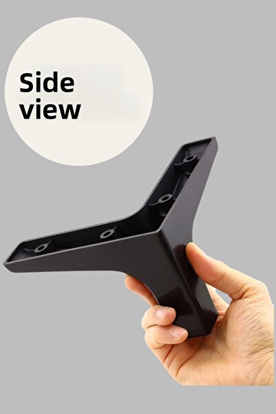 MH MiniHediye Luxury Furniture Sofa Coffee Table Tv Unit Seat Leg 12 cm Black Base Legs