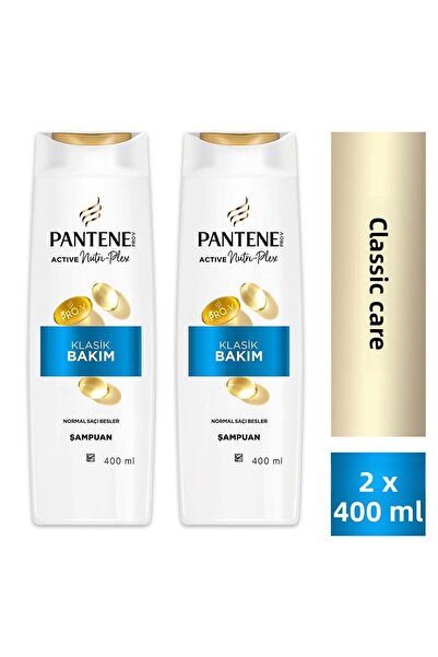 Pantene Classic Care Shampoo 400ml for Normal and Mixed Hair X 2 Pieces