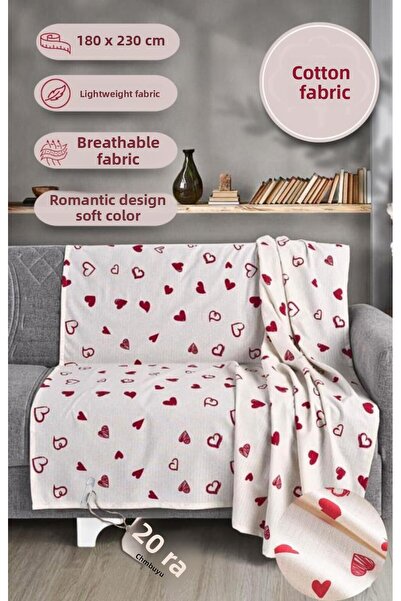 MODALİN Single Printed Pique Seat Cover Breeze 180X230 cm