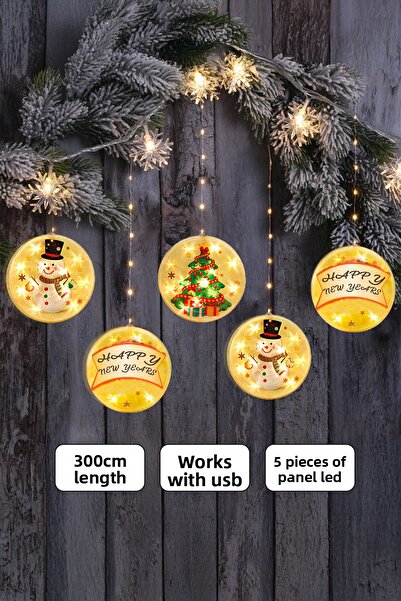 mystylee Mystyle Kg-39 Christmas Panel Led Light Chain 3m.