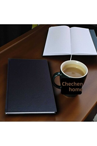 ÇEÇEN HOME Hard Cover Large Size Agenda Notebook Checkered Agenda (200 Pages - 20X28Cm)