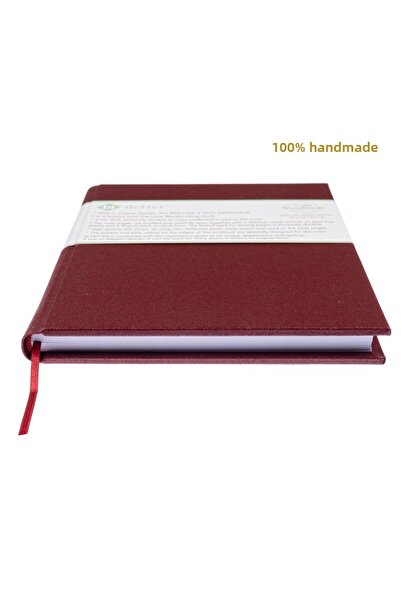 BİDEFTER Piano Note Notebook (g Major) 100% Handmade, Hand Sewing, 2026 Collection – Leatherette – A/5