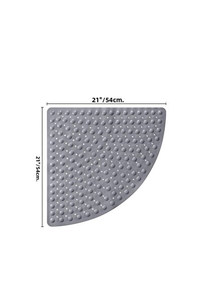 MAİN SHOP Non-Slip Bath Mat Quick Draining, Machine Washable 54X54 cm M-163