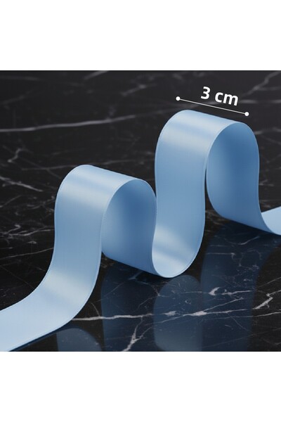 hdcw 10 Meters - 3 cm Satin Ribbon, Decoration, Party, Wedding, Invitation, Packaging, Decoration