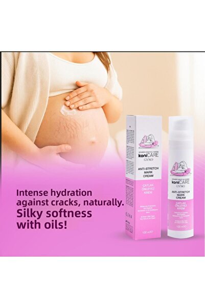 Konicare Gyno Anti-Stretch Mark Cream 100 ml (Anti-Stretch Mark and Moisturizing 100% Natural Body Cream 100 ml)
