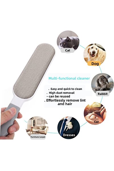 HPYTECH Hair/Fluff Cleaning Brush-Cat/Dog Hair Cleaning Brush-Dual-Sided Hair Collector