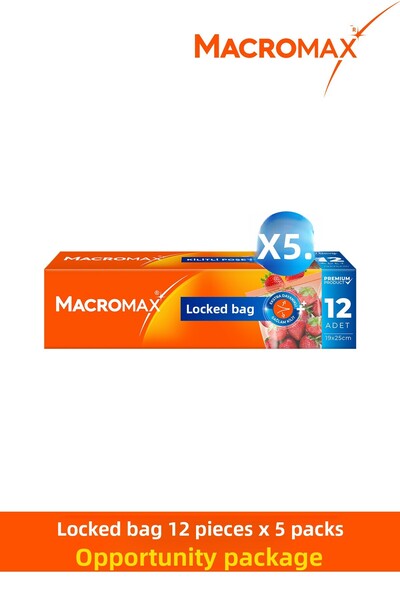 MACRO MAX Ziplock Bag - 12 Li X 5 Pieces Advantage Package