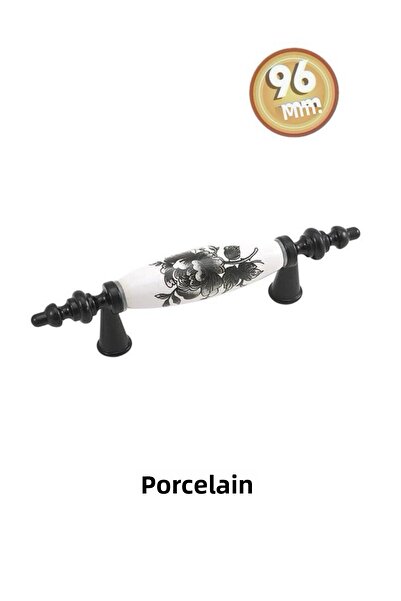 YAKUT AKSESUAR 64mm-(6.4cm) Porcelain Cabinet Drawer Kitchen Bathroom Children Furniture Handle Knob Kulb Kulbu-Elf210