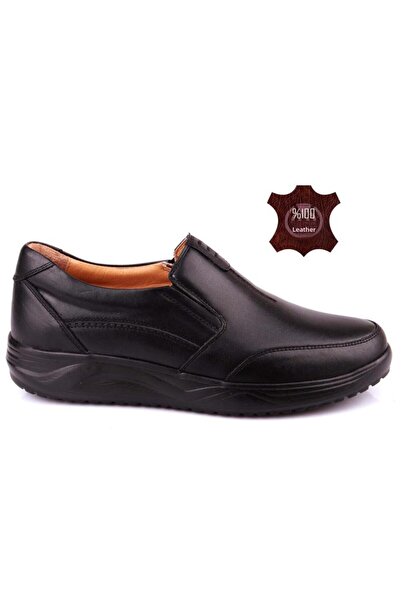 DETECTOR 100% Genuine Leather Orthopedic Ultra Soft Comfortable Flexible Daily Men's Walking Shoes 600-2