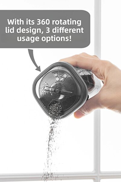 Meleni Home مجموعة توابل تخزين المواد الغذائية والبقوليات المربعة المكونة من 46 قطعة 12 × 300 مل 10x (350 مل 500 مل 1100 مل) 4 × 1700 مل