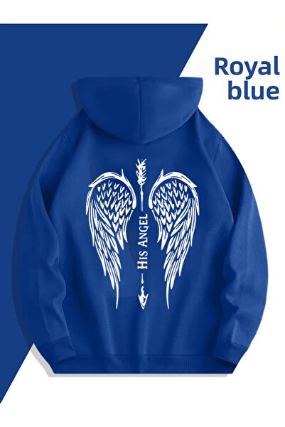 Elvino Dear Couple Combinație înger și gardian imprimat design special hanorac cu glugă Set de 2