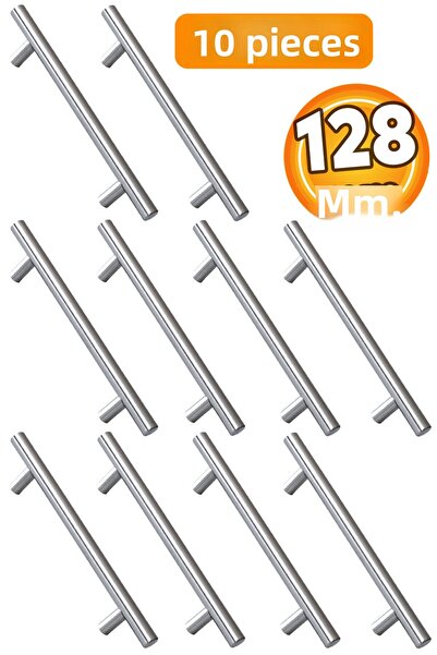 Badem10 10 τεμάχια ροζ ύψος (128mm - 12,8cm) Μεταλλικά έπιπλα Συρτάρι κουζίνα...