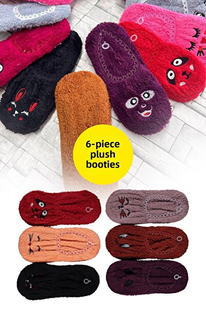 Jenny Daphne 6 perechi de șosete groase de iarnă pentru balerină de pluș pentru femei