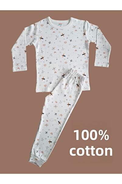 Çamaşır Bahçesi Set de pijamale pentru copii cu maneci lungi