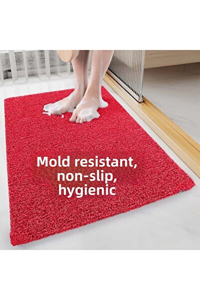 MR MİLREY Curly Plastic Mat - Thickness 12 mm / Wet & Non-Slip Internal and External Floors