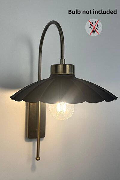 Bamyum Black Single Sconce Living Room Kitchen Hallway Cafe Boutique Lamp Lighting