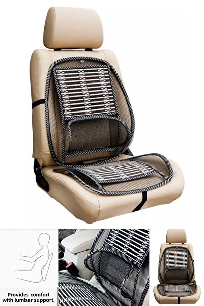 Generic Brand Ultra Comfortable Bamboo Auto Vehicle Car Home Office Orthopedi...