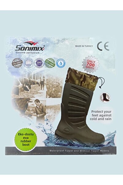 SONİMİX ÇİZME Eva Thermal Hunter Boots Khaki -30 Degree Cold Resistant