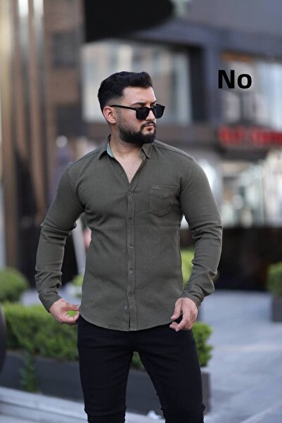 Klothy Ανδρικό χειμερινό πουκάμισο μονής τσέπης 493