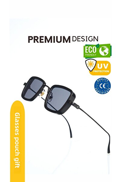 WATCHOFROYAL Ochelari de soare femei și bărbați Uv400 Glass Ce certificate Dark Black Ex657