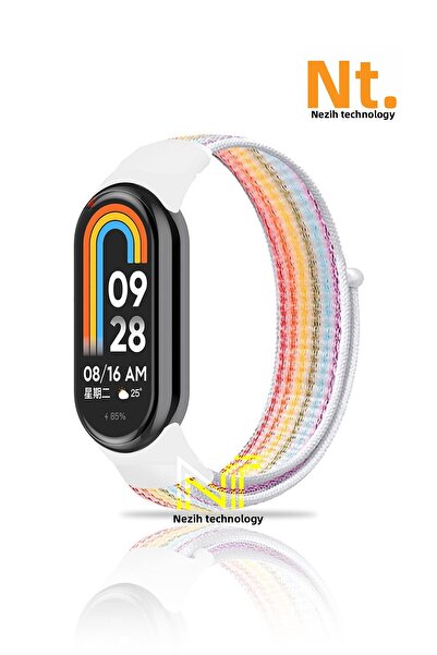 Nezih Case حزام رياضي ملون بتصميم من القماش الشبكي متوافق مع شاومي مي باند 8 ...
