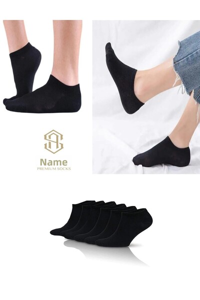 Adin Унисекс бамбукови ботуши, обикновени бели чорапи, безшевни, премиум, комплект от 12 броя