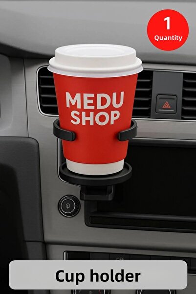 TOYFEST 1 Piece Foldable In-Car Vent Type Cup Compatible Holder – Foldable and Non-Slip Base