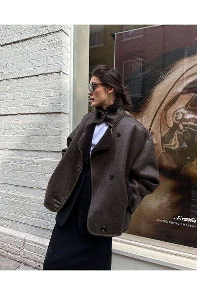 D'RECCY Dámská oversize kožešinová bunda