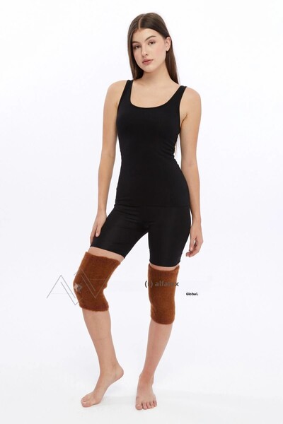 ALFATEKS Double Shipping Stud Knitted and Wool - Holds Warm Legs, Hearing Stud