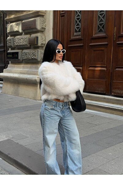 LİNDALİNA TEKSTİL Dámská bunda s umělou podšívkou a měkkou texturou